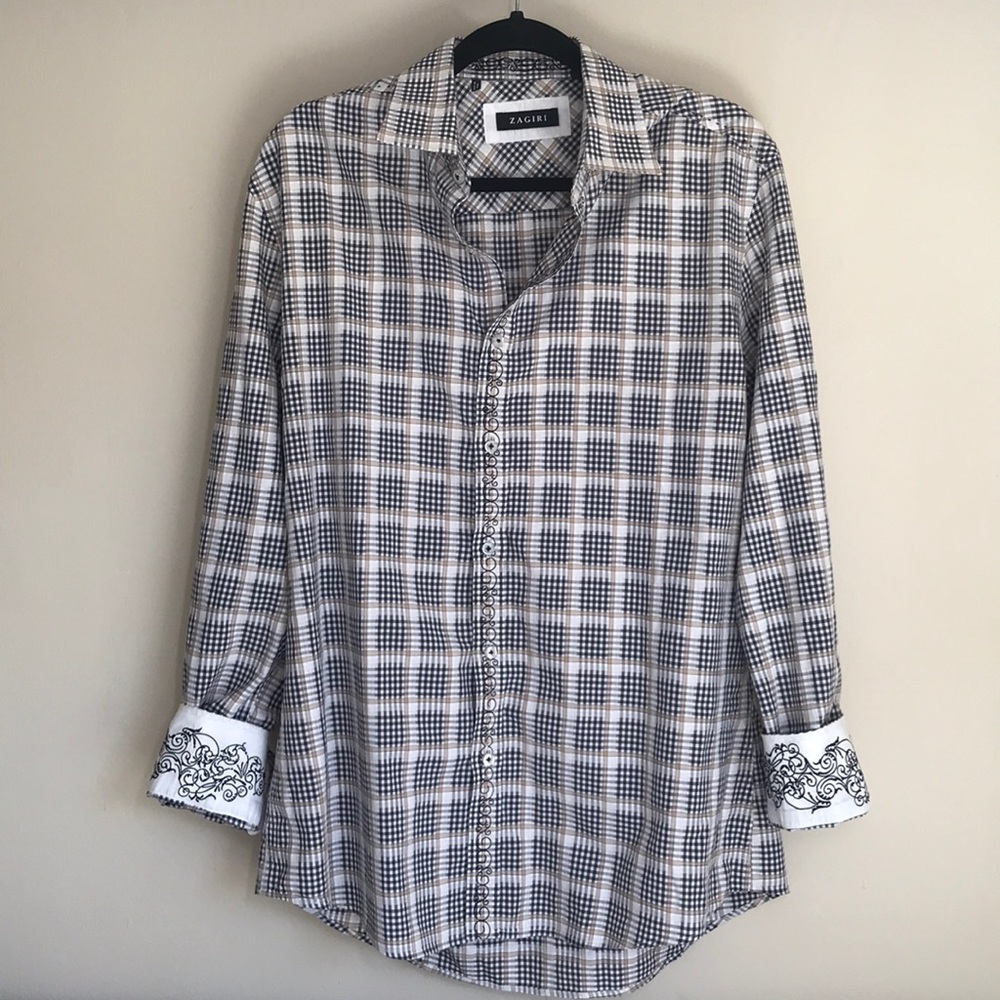 ZAGIRI Long Sleeve Button Down Shirt